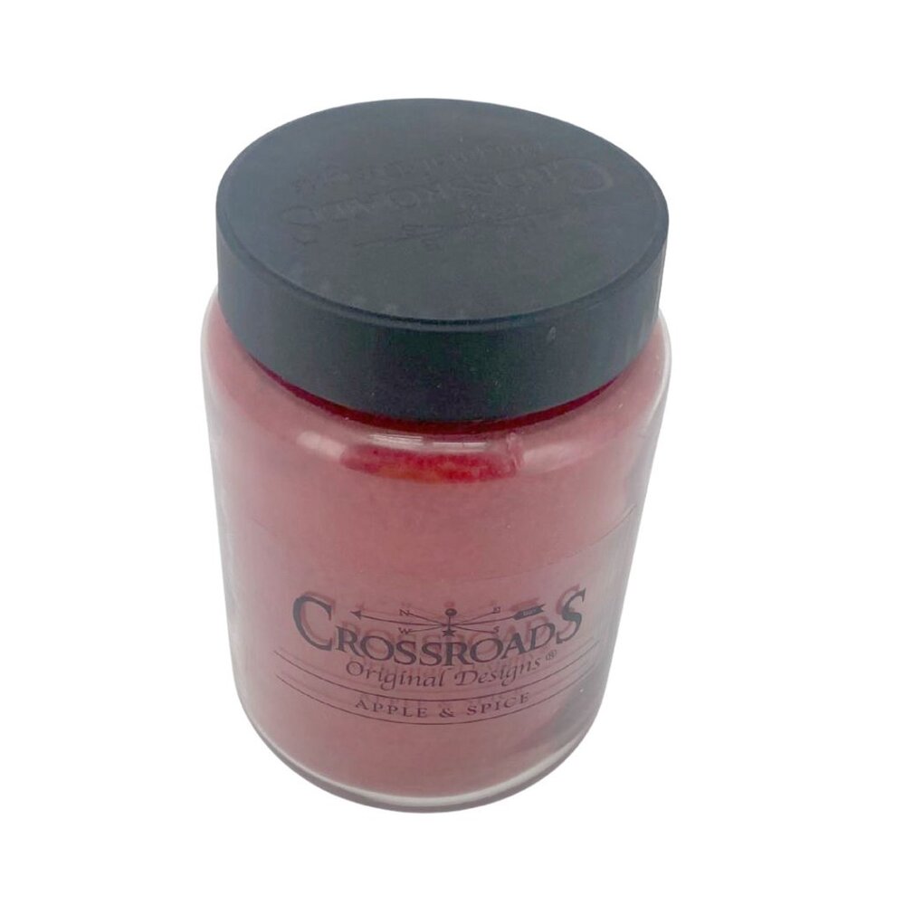 Crossroads 26oz Double Wick Candle | Apple and Spice | Glass Jar **NEW